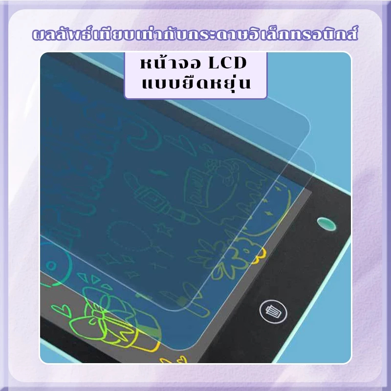 กระดาน LCD กระดานวาดรูปเด็ก 16/20/28 นิ้ว writing board ลบด้วยคลิกเดียว เขียนได้อย่างคล่องแคล่ว - รูปที่ 5