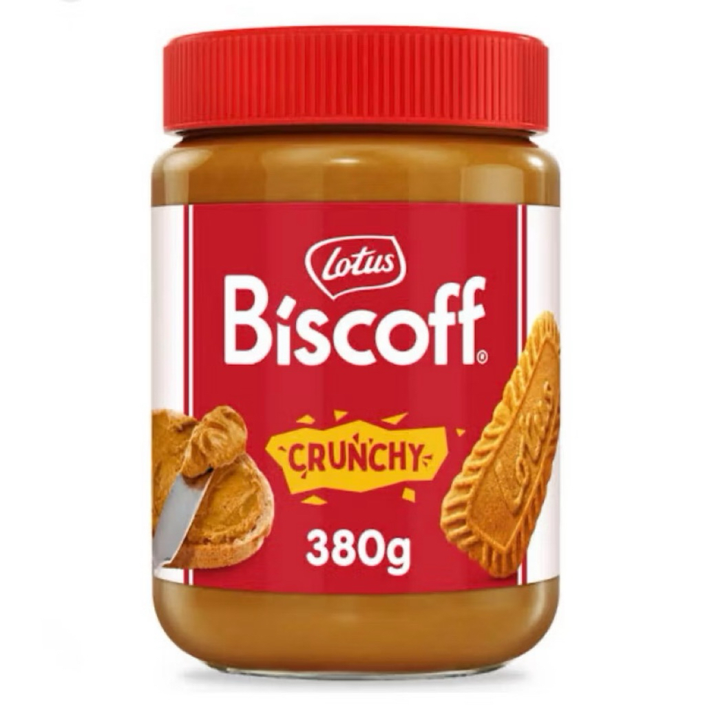 [ใหม่ crunchy] Lotus biscoff spread crunchy/Biscoff Creamy Spread แยมบิสคอฟ 380g