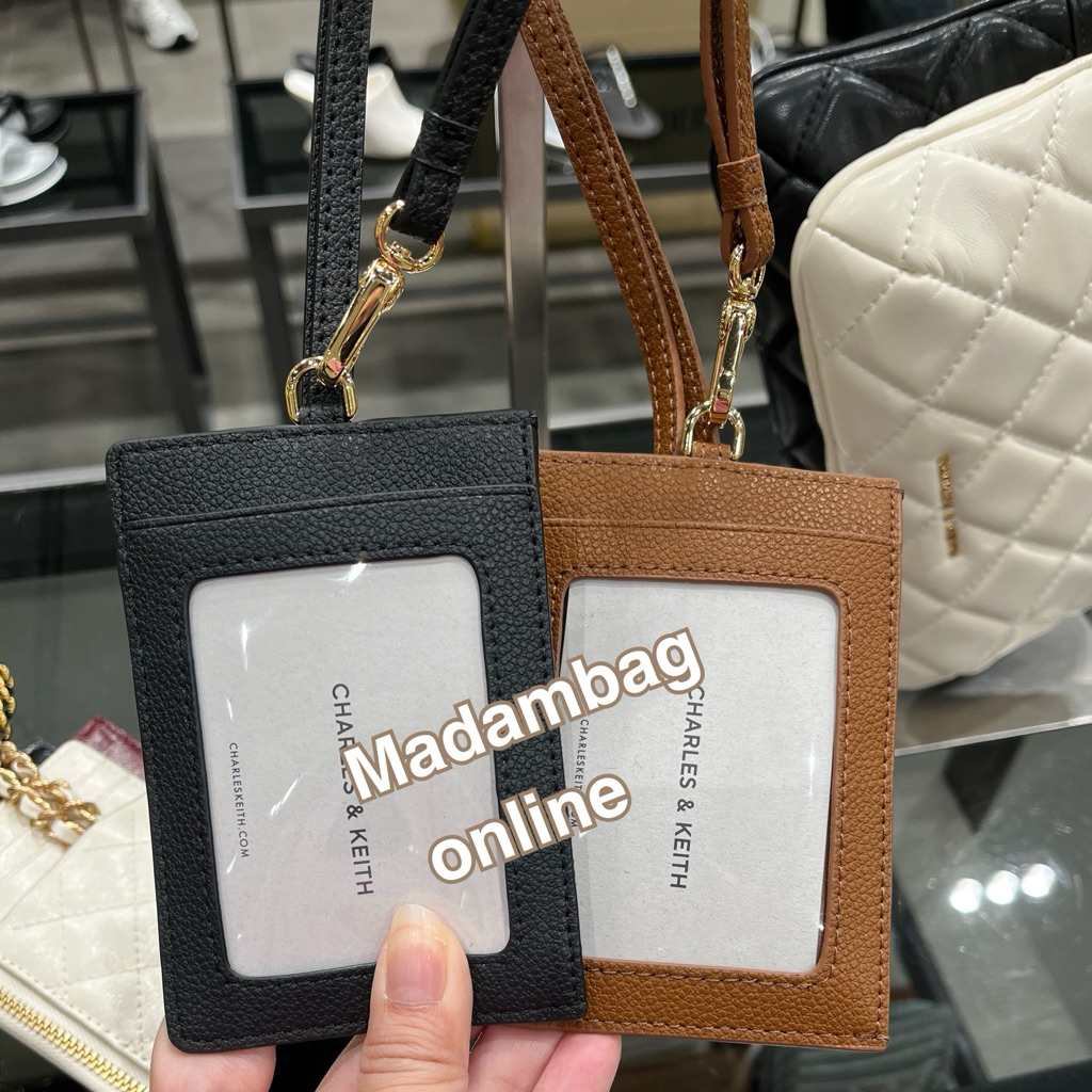 𝗖𝗛𝗔𝗥𝗟𝗘𝗦 & 𝗞𝗘𝗜𝗧𝗛 Size Zip Card holder ป้ายคล้องคอ ที่ใส่บัตรพนักงาน