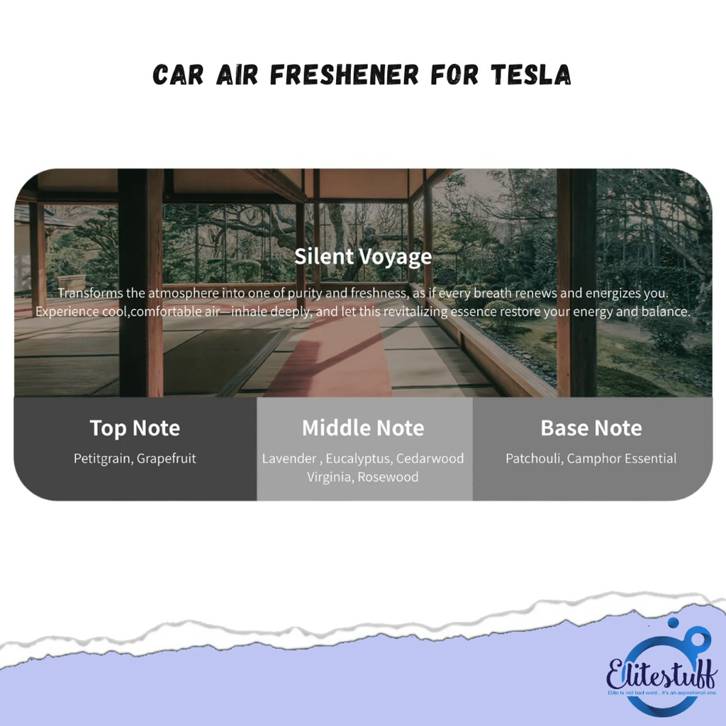 Car Air Freshener for Tesla - แท่งหอมปรับอากาศในรถ - รูปที่ 5