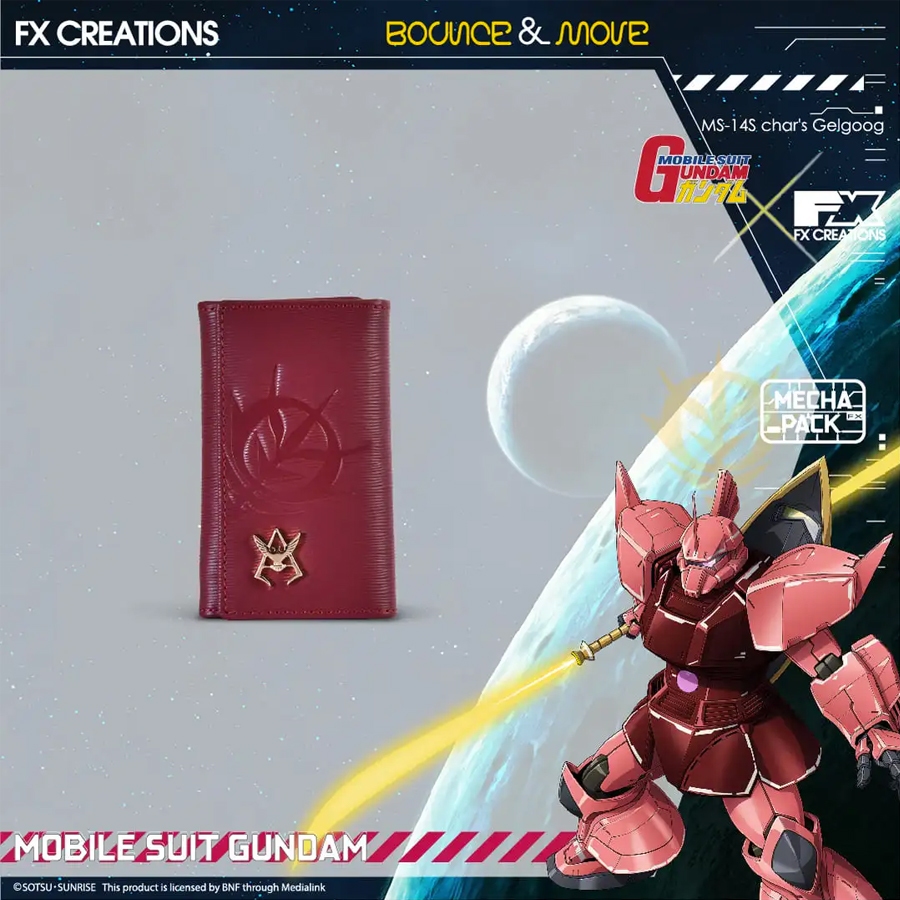 FX Creations x MS-14S GELGOOG- LEATHER BI-FOLD KEY WALLET กระเป๋ากุญแจ