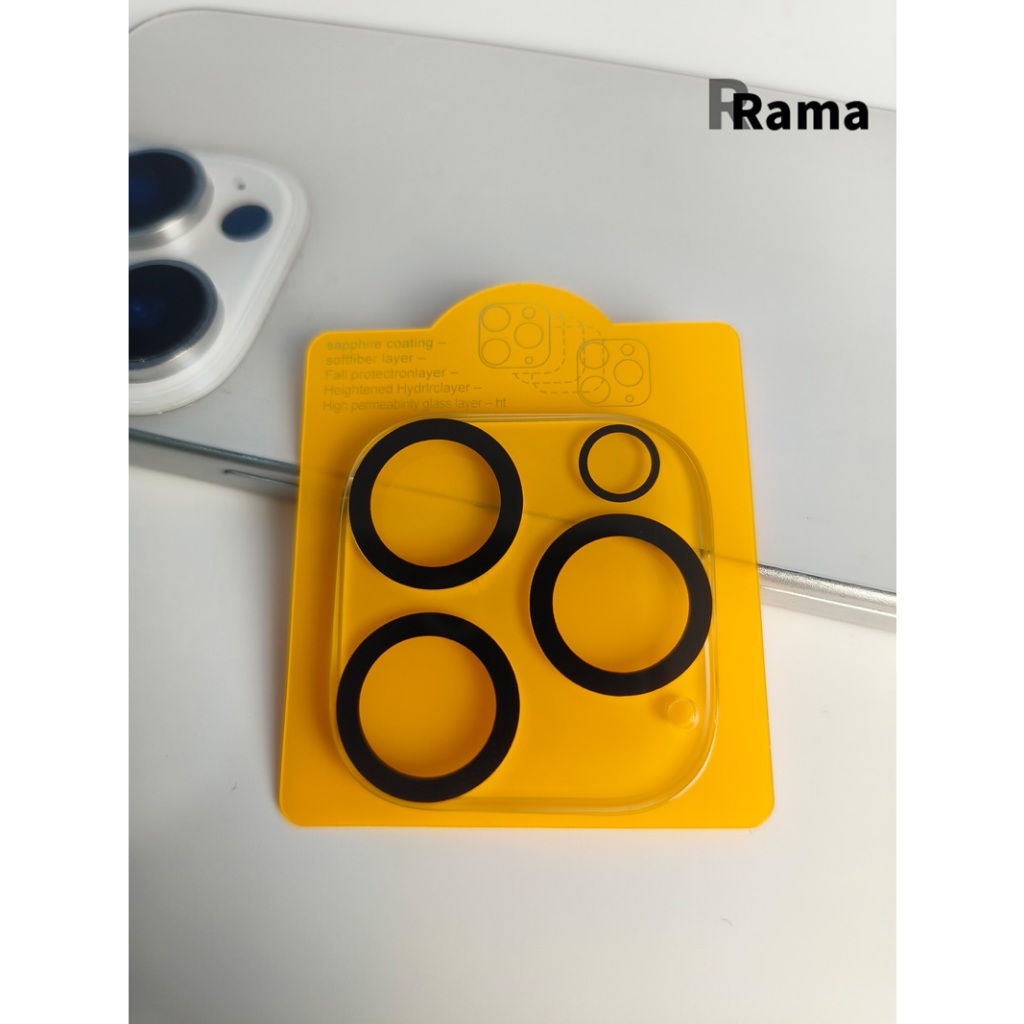🔥RAMA ส่งจากไทย🔥Lens Protector for iphone 11 12 13 PROMAX 14 15 plus 16PROMAX ฟรีซองแอลกอฮอล์ ฟิล์มกระจกเลนส์กล้องสำหรับ