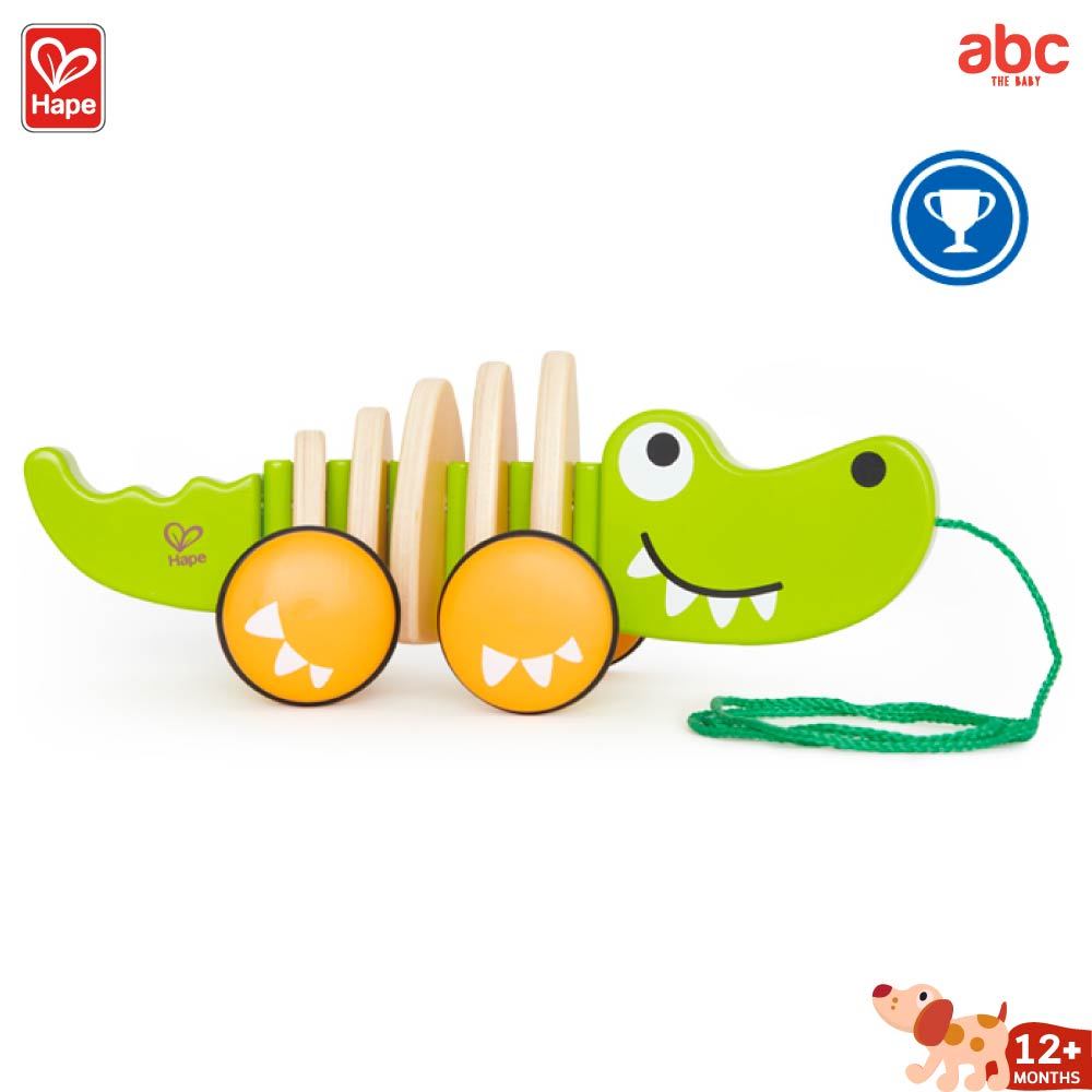 Hape ของเล่นลากจูง เจ้าจระเข้น้อย Walk-A-Long Croc ของเล่นเสริมพัฒนาการ สำหรับเด็ก 12 เดือนขึ้นไป รูปที่ 3