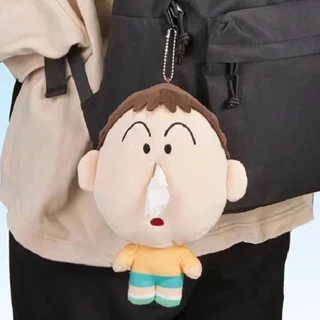 ตุ๊กตาใส่ทิชชู่ ตุ๊กตาโบจัง พวงกุญแจโบจัง โบจังใส่ทิชชู่ ตุ๊กตาชินจัง พวงกุญแจ สําหรับตกแต่งกระเป๋า