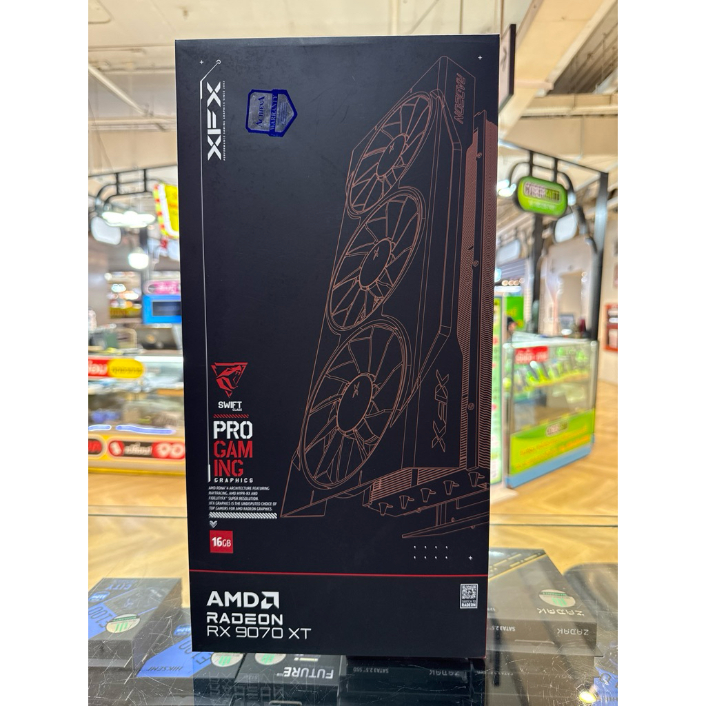 VGA XFX Swift Radeon RX 9070XT 16g D6 BLACK