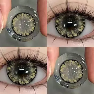 Midroo Star Sea Brown🌟 เลนส์ขยายรูม่านตา บิ๊กอาย 14.5mm สีธรรมชาติรายเดือน ✨ 1 คู่ แถมเคสฟรี COD