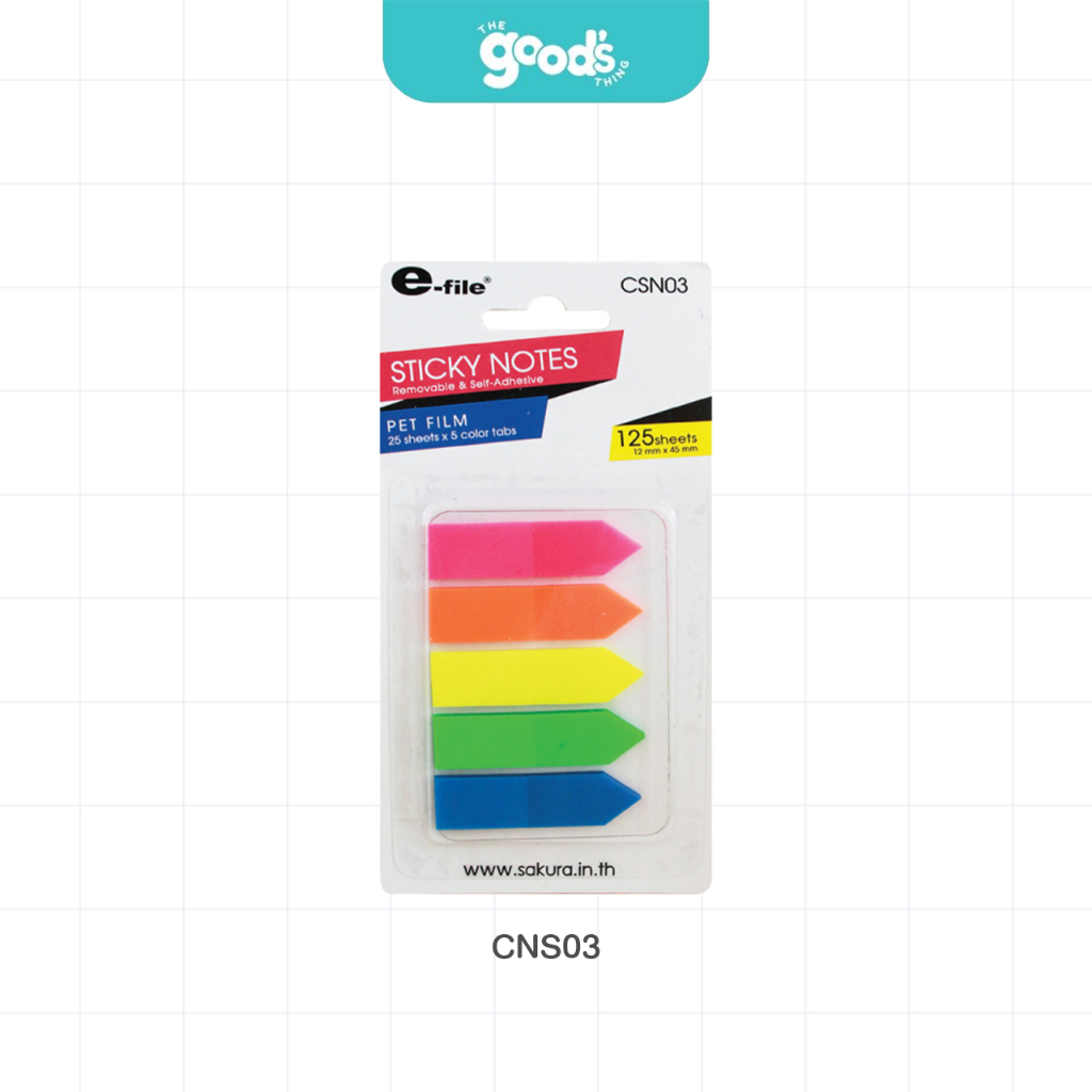 อินเด็กซ์  E-FILE รุ่น CSN03/CSN04/CSN16 INDEX NOTES กระดาษโน้ต (จำนวน1ชุด) - รูปที่ 4