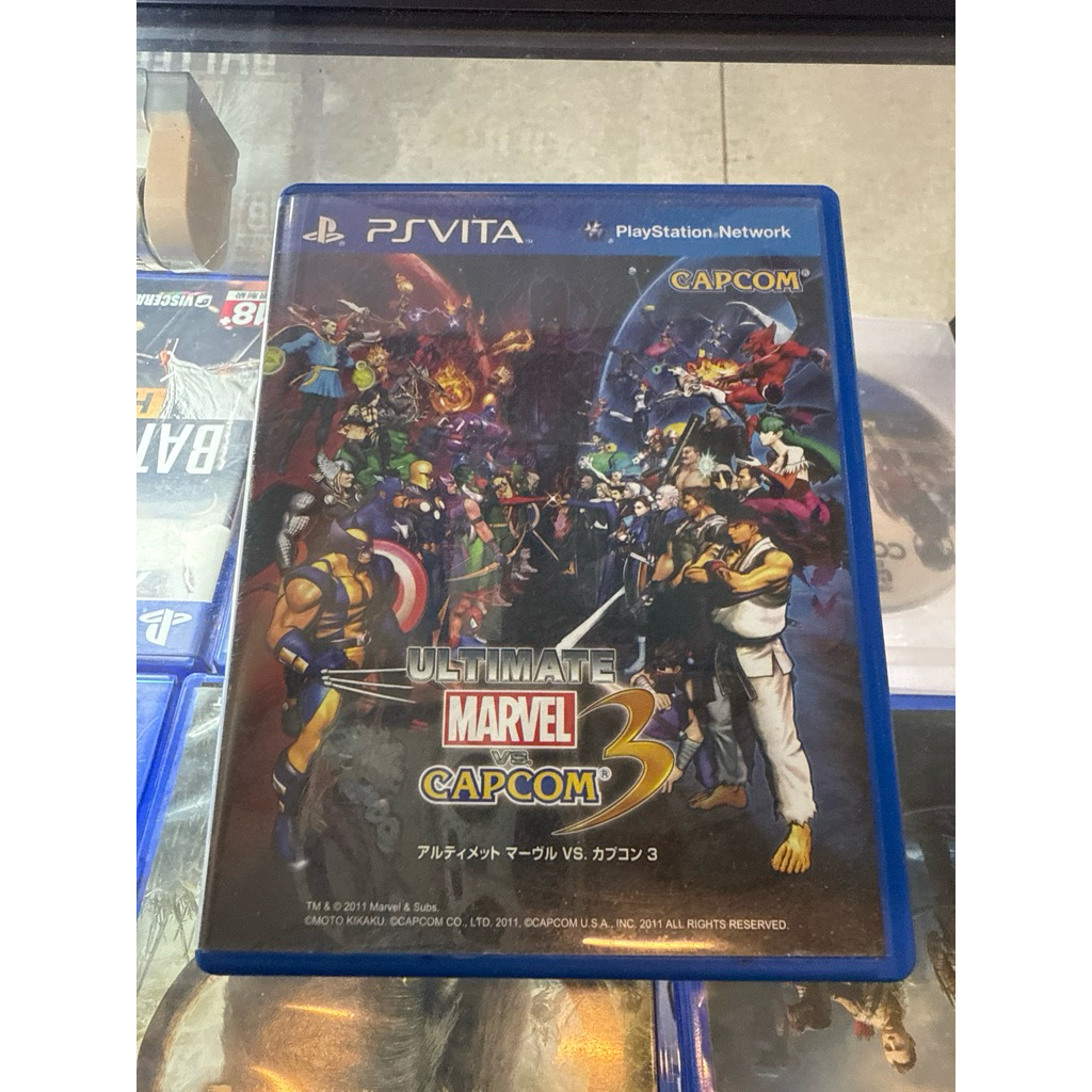 แผ่น psvita มือสอง ultimate marvel vs capcom3