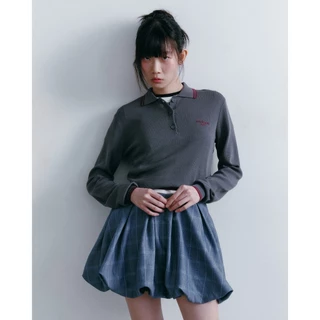 maison KEEPS | Gracie Knitted Long Sleeve Polo | เสื้อโปโลไหมพรม