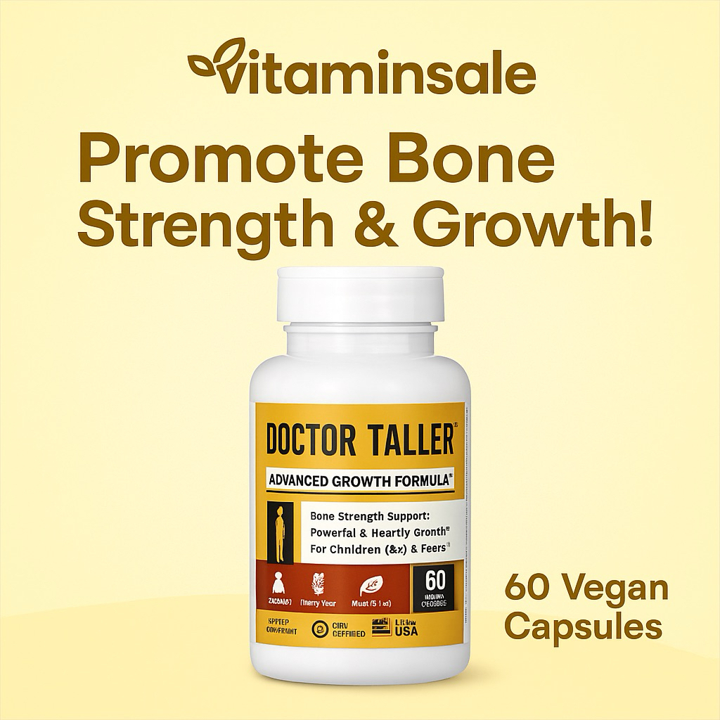 Nubest Doctor Taller 60 แคปซูล วิตามินรวมสำหรับวัยเจริญเติบโต เด็ก 8+ และวัยรุ่น