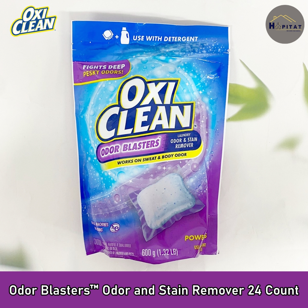 {OxiClean™ } Odor Blasters™ Odor and Stain Remover 24 Count แคปซูลขจัดคราบและกลิ่น