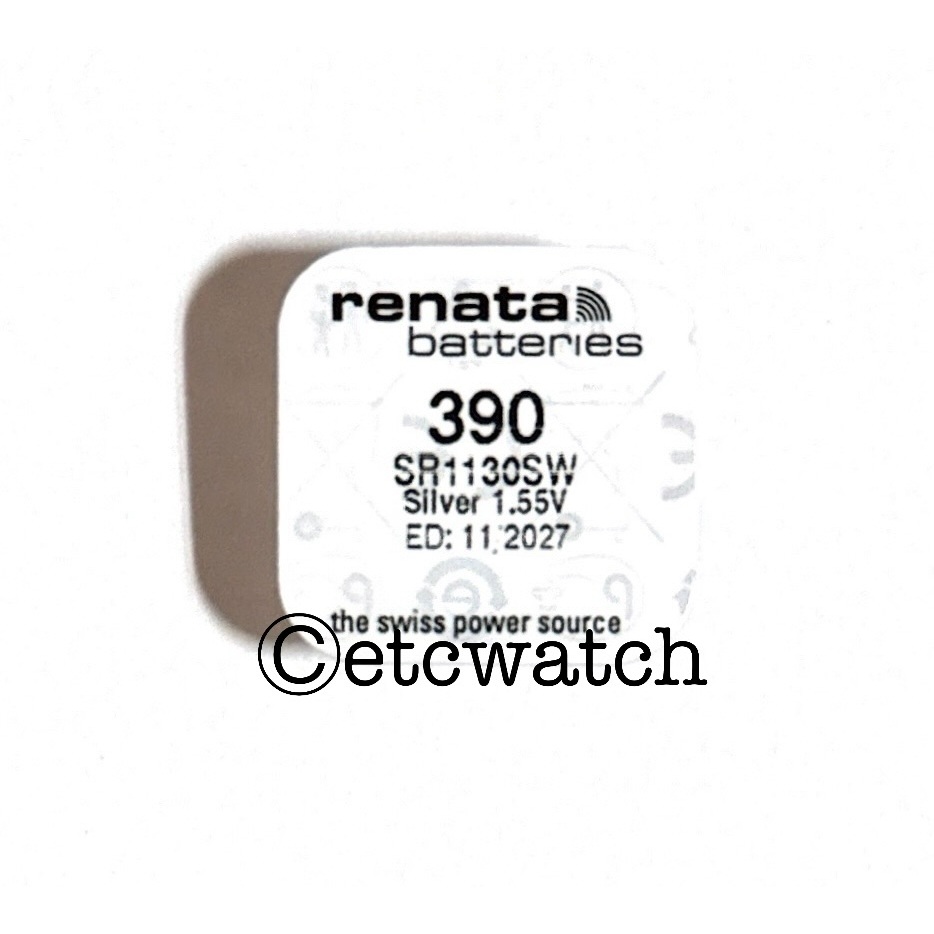 พร้อมส่ง> ถ่านกระดุม Renata 390 , SR1130SW 1 ก้อน
