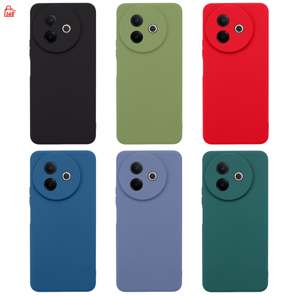 เคส สำหรับ Vivo Y39 5G เคสซิลิโคนนิ่ม สีพื้น กันกล้อง TPU บาง