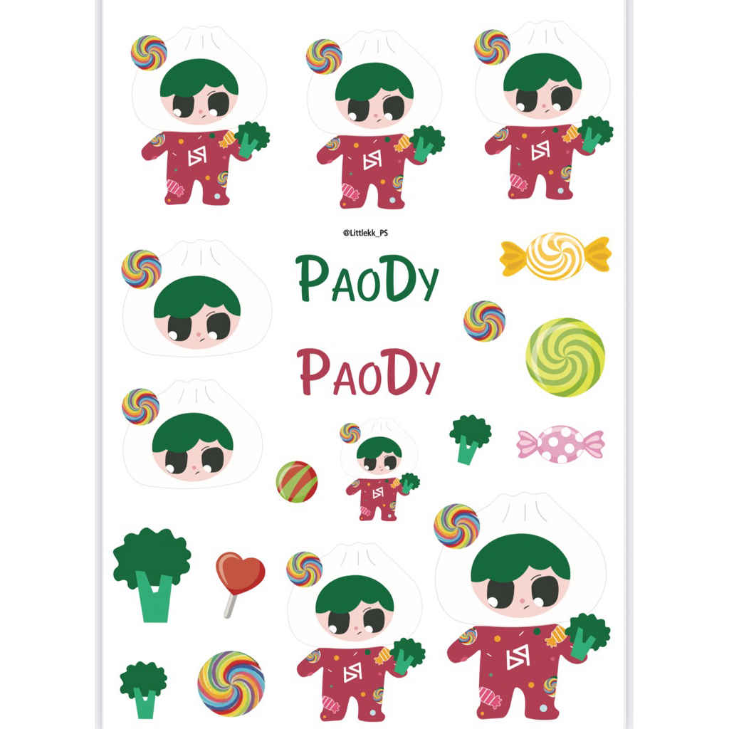 Paody บุ๋นเปรม BounPrem สติ๊กเกอร์กันน้ำติดมือถือ