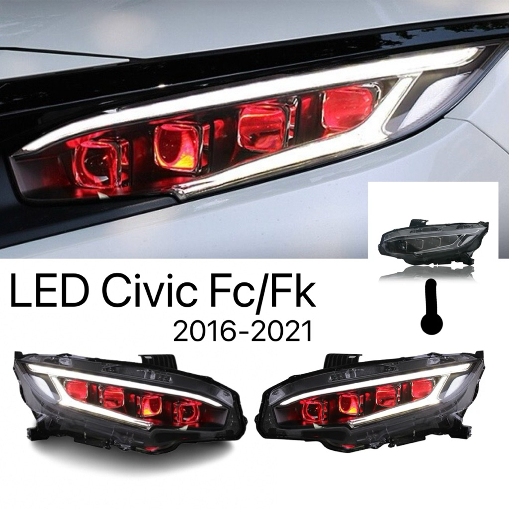 ไฟหน้า LED Civic Fc/Fk 2016-2021
