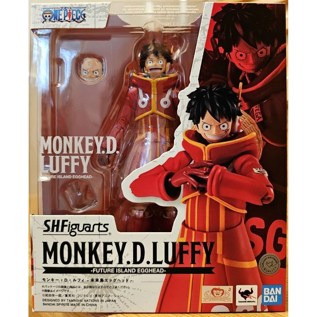 [พร้อมส่ง/มือ 1] S.H.Figuarts Monkey D. Luffy -Future Island Egghead- [ ONE PIECE ] 	4573102673558