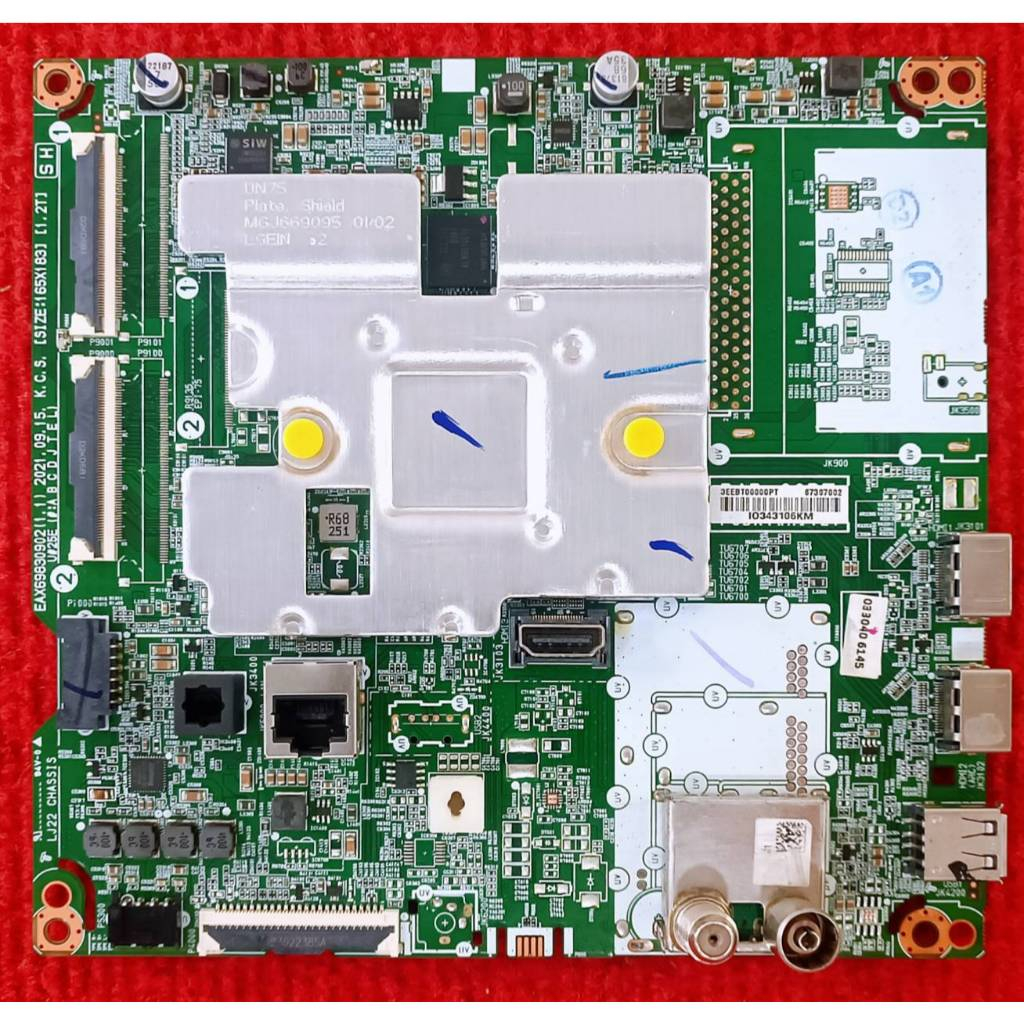 เมนบอร์ดทีวี LG รุ่น 55UQ7500PSF.ATMYLJD / .ATMFLJD พาสบอร์ด EAX69830902