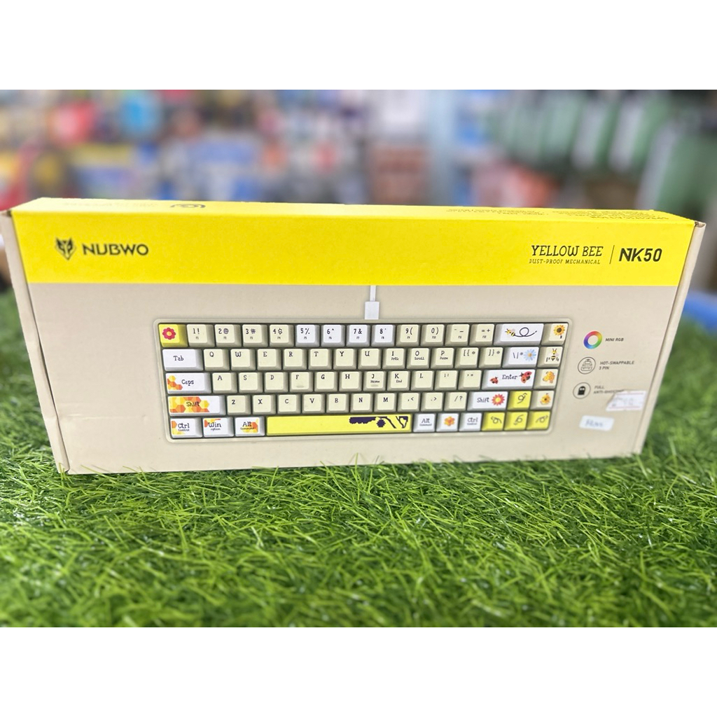 keyboard nubwo yellow bee nk50