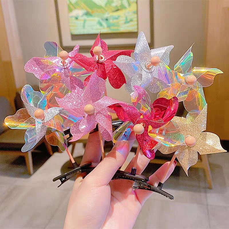 🎀พร้อมส่งด่วน🎀 กิ๊บกังหันหมุนได้ กิ๊บแฟนซีติดผม กิ๊บกังหันน่ารัก หมุนได้จริง กิ๊บกังหันแฟนซี