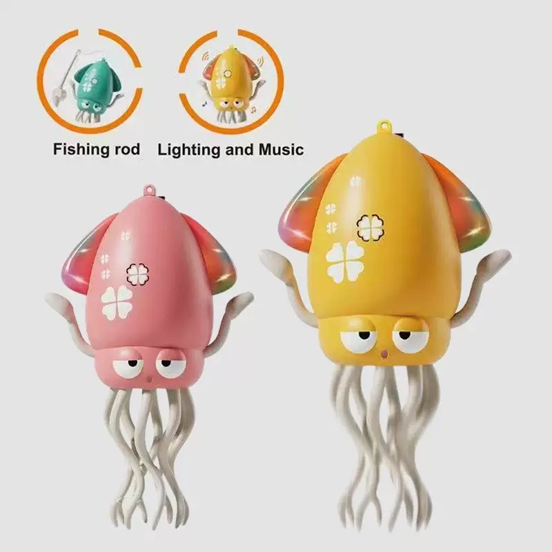 ของเล่นปลาหมึกเต้นรำแสนสนุก ของเล่นการหลีกเลี่ยงอุปสรรคอัตโนมัติ ของเล่นปลาหมึกเต้นมหัศจรรย์ ของเล่นคลาย [พร้อมส่งในไทย] ราคา ถูกที่สุด ดีลบีเคเค แกลเลอรีภาพที่ 7
