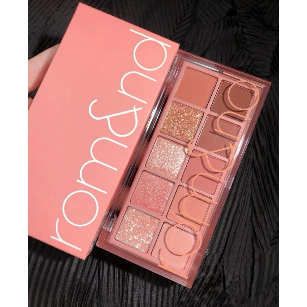 พร้อมส่ง 🌈Eyeshadow rom&nd สี03 ของแท้ ✅สีโทนน้ำตาลชมพูสวยมากก