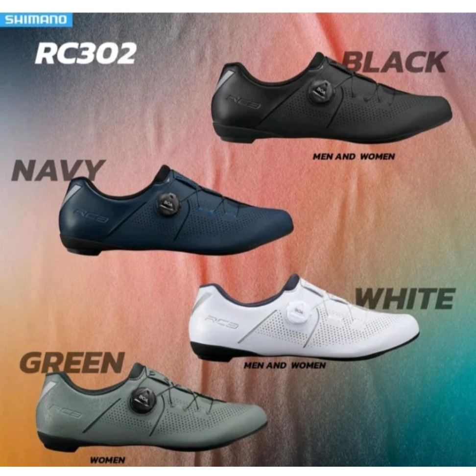 รองเท้า จักรยาน RC302 Shimano 2025 ปั่น จักรยาน เสือหมอบ 🎁 ฟรี แถมถุงเท้า Aero 1 คู่