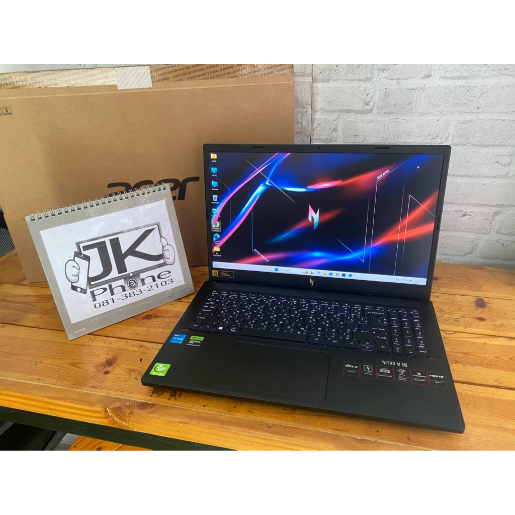 โน๊ตบุ๊คเกมมิ่งมือสอง Acer Nitro V15 ANV15-51-5857