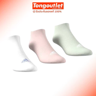 ถุงเท้าออกกำลังกาย ข้อต่ำ ADIDAS CUSHIONED LOW-CUT SOCKS แพ็ค/3คู่ สินค้าของแท้100% ป้ายไทย พร้อมส่ง