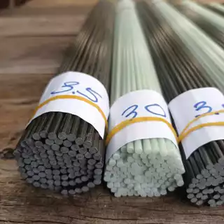 ซี่กรงนก ซี่เรซิน 1.5- 4.0 มิล (1มัด100ซี่) ยาว50cm ซี่ไฟเบอร ซี่ดำ/ขาว ราคาถูก