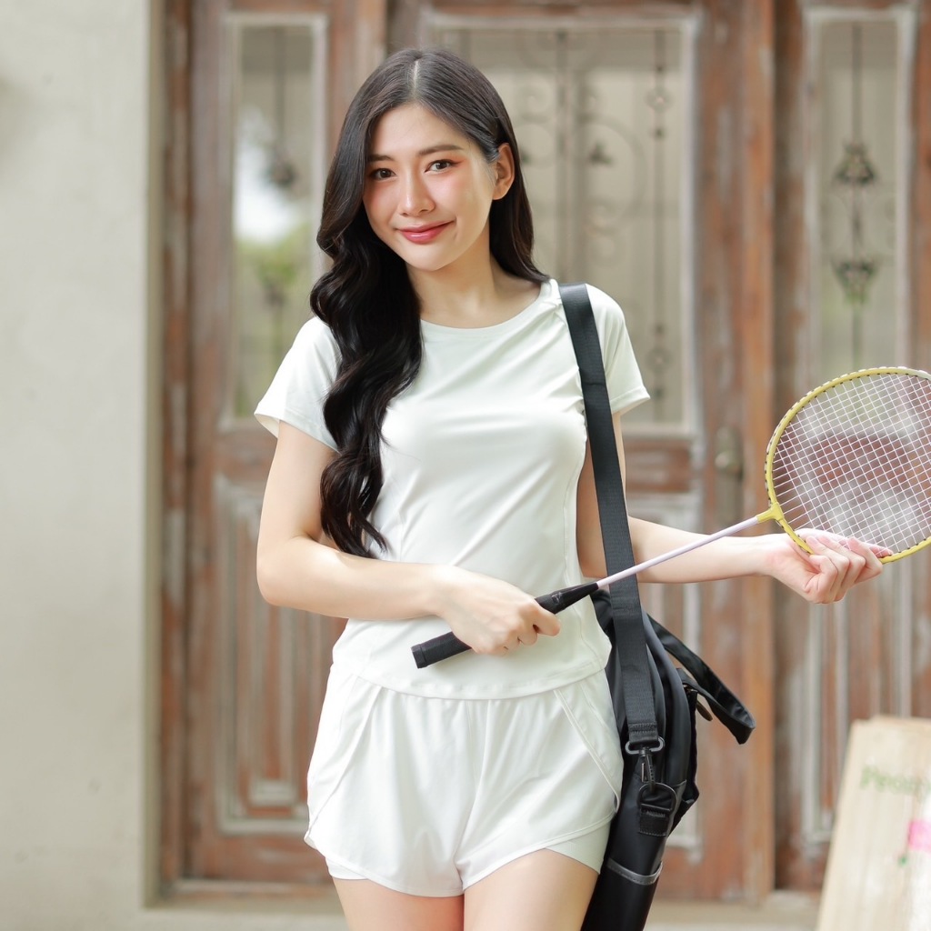 Darlyn - Brooke Tee เสื้อกีฬา เสื้อออกกำลังกายแขนสั้น - รูปที่ 5