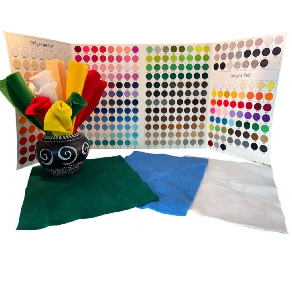 ผ้าสักหลาด แข็ง ( ขนาด1A4 ) - รูปที่ 2