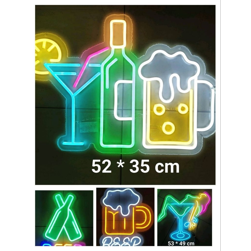ป้ายไฟ LED Neon Flex บาร์เบียร์