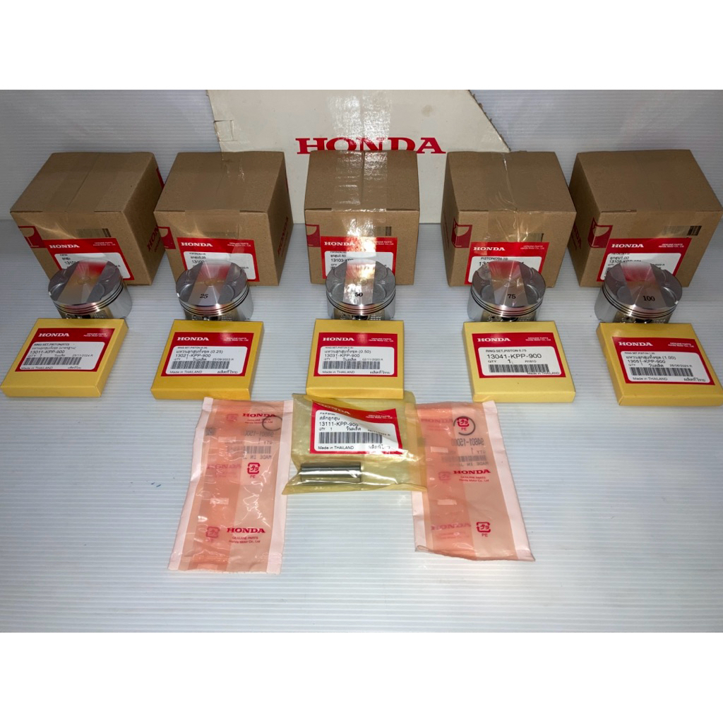 ชุด ลูกสูบ (63.5mm.-64.5mm.) Size STD-1.00 CBR150R 2004-2017 (แท้ศูนย์ฮอนด้า)