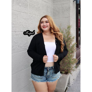 Cardigan PLUS SIZE ไหมพรม อก40-54นิ้ว