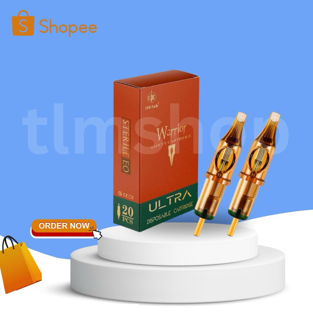 เข็มสัก DKLAB Tattoo Cartridge Needles Safety Needle Cartridges #10 0.30mm/3RL Round Liner Long