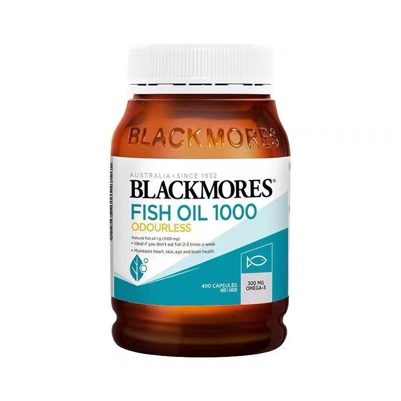 Blackmores Odorless Fish Oil Omega Mini Double Concentrated Fish Oil 400 Capsules