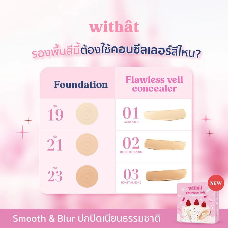 Withat Flawless Veil Concealer 5g.คอนซีลเลอร์ - รูปที่ 2