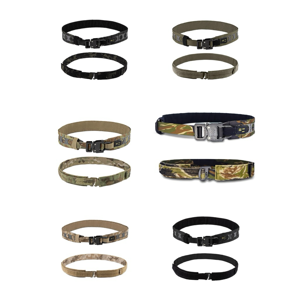 เข็มขัด2ชั้นยุทธวิธี Tactical raiders ทรง Ferro bison หัวเข็มขัดCobra Usa Tegris Usa แท้