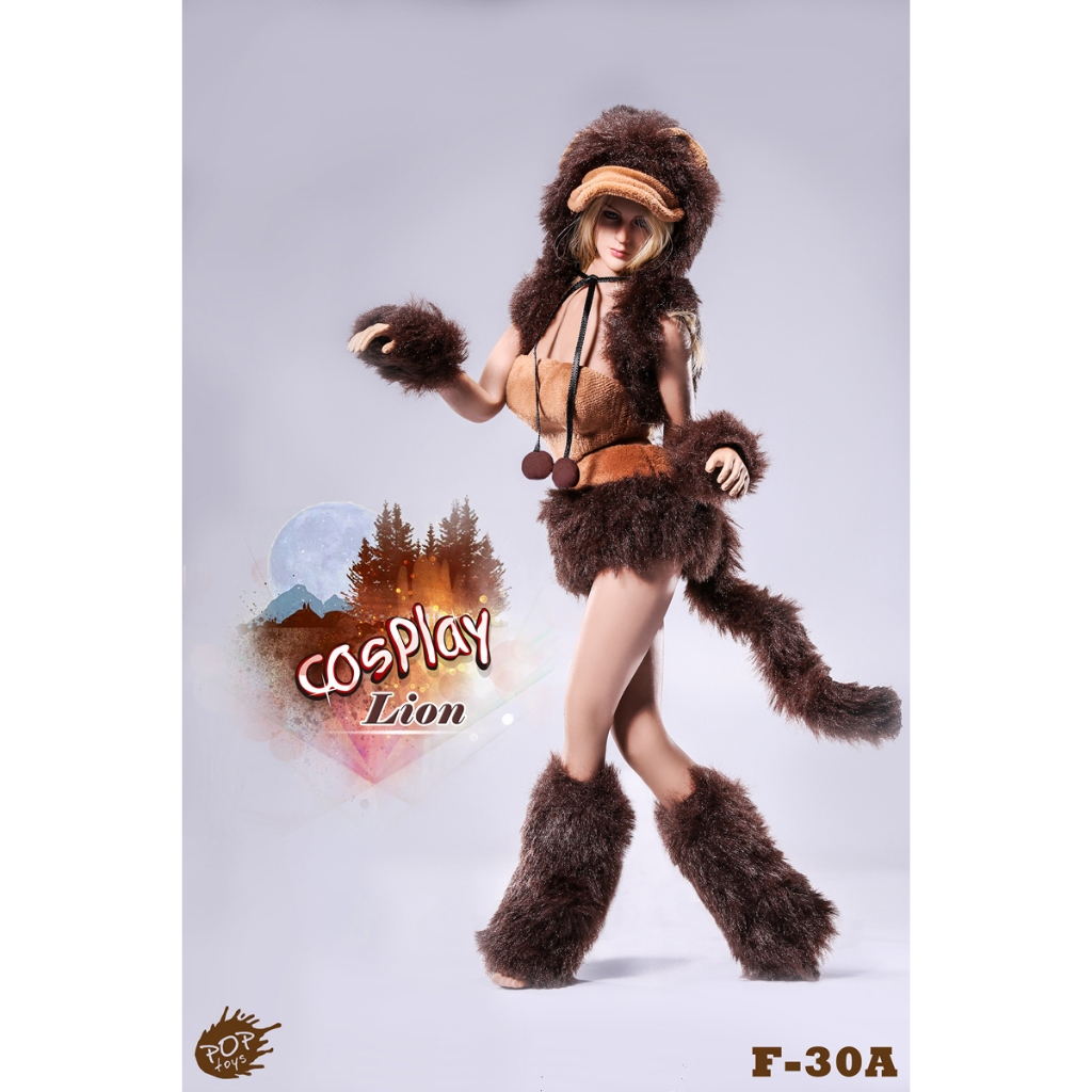 POPTOYS 1/6 F-30A  Animal COSPLAY Suit - Lion