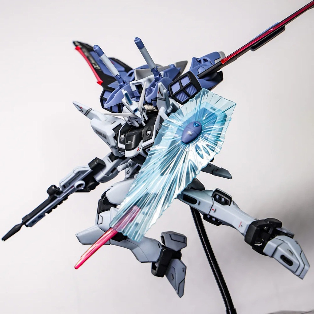 HG 1/144 ZGMF-X19A Infinite Justice Gundam โหมดไม่เริ่มต้น โมเดลกันดั้ม การประกอบของเล่น มาพร้อมสติ๊