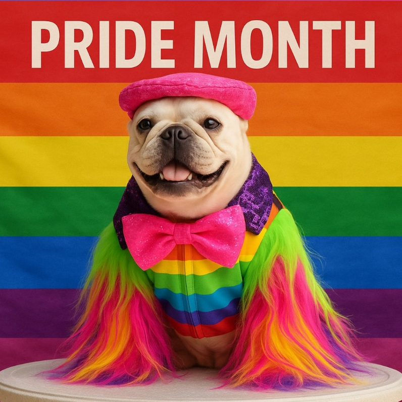 ชุดสัตว์เลี้ยงสายแฟต้อนรับ Pride Month ด้วยสีสันสุดปัง มาพร้อมหมวกเข้า SET รันเวย์ต้องลุกเป็นไฟ สินค