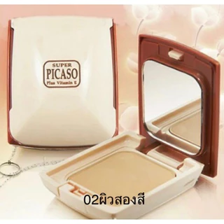 (แพ็ค 6 ตลับ) SUPER PICASO - ซูเปอร์ พีคาโซ่ ทูเวย์ พาวเดอร์ เค้ก พลัส วิตามิน อี (11 g.)