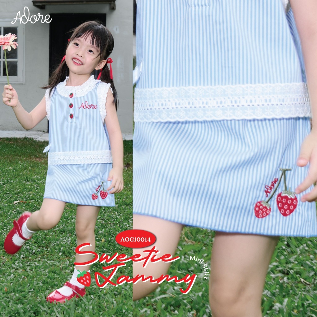 ADORE2112 AOG10014 : SWEETIE JAMMY MINI SKIRT ราคาถูก Shopee Lazada