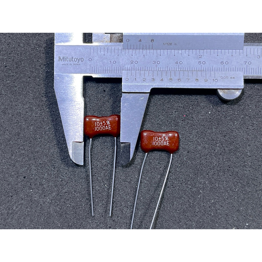 silver mica capacitor 10pF 1000V 1 ตัว