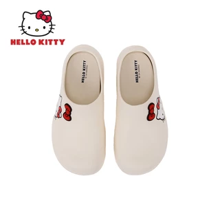 Hello Kitty พร้อมส่ง รองเท้าเสริมส้น รองเท้าเปิดส้น นุ่มเบา สวมใส่สบายเท้า แบรนด์คิตตี้ รุ่นKTP-040