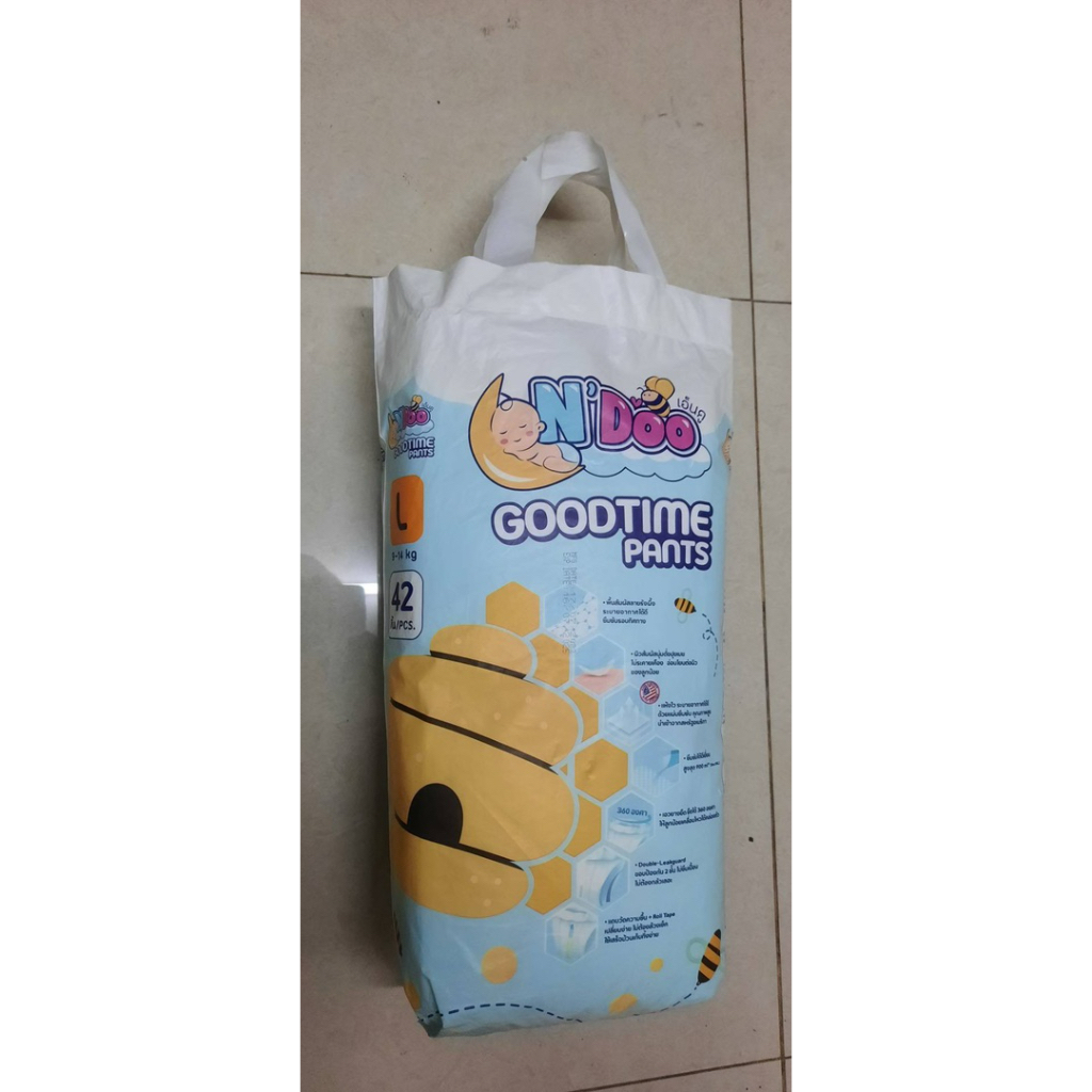 ผ้าอ้อมสำเร็จรูปN’DOO(แพมเพิส)ไซต์L