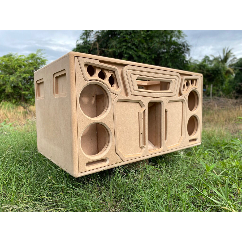 (ตู้เปล่า) ลำโพงบลูทูธ ซับวูฟเฟอร์ขนาดสิบนิ้ว กลางหกนิ้วครึ่ง แหลมสามนิ้ว