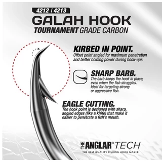 ตะขอเบ็ตตกกุ้งแม่น้ำ THE ANGLAR GALAH HOOKS 4212/ 4213