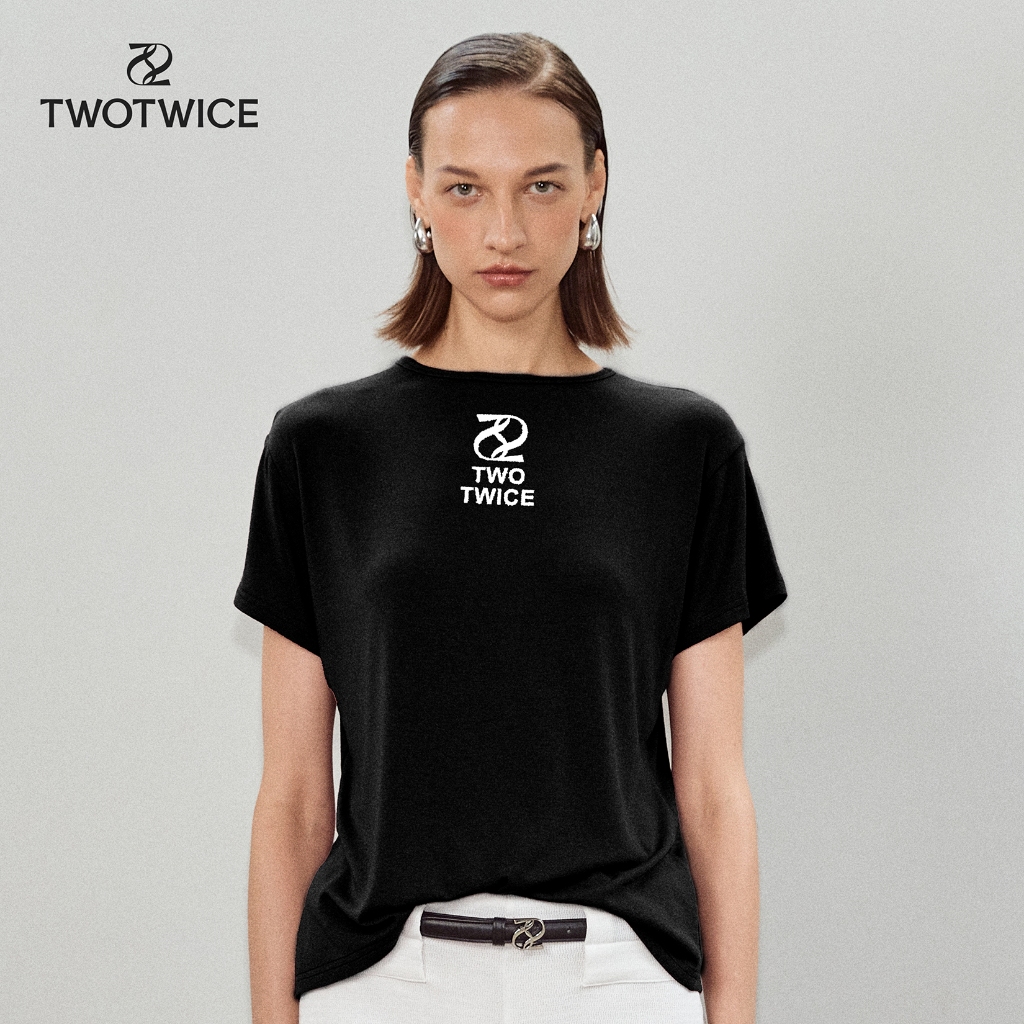Twotwice - Ultra Soft Tee ใส่ได้สองด้าน เส้นใยธรรมชาติ 96% นุ่มสบาย อ่อนโยนต่อผิว *สินค้าพร้อมส่ง*