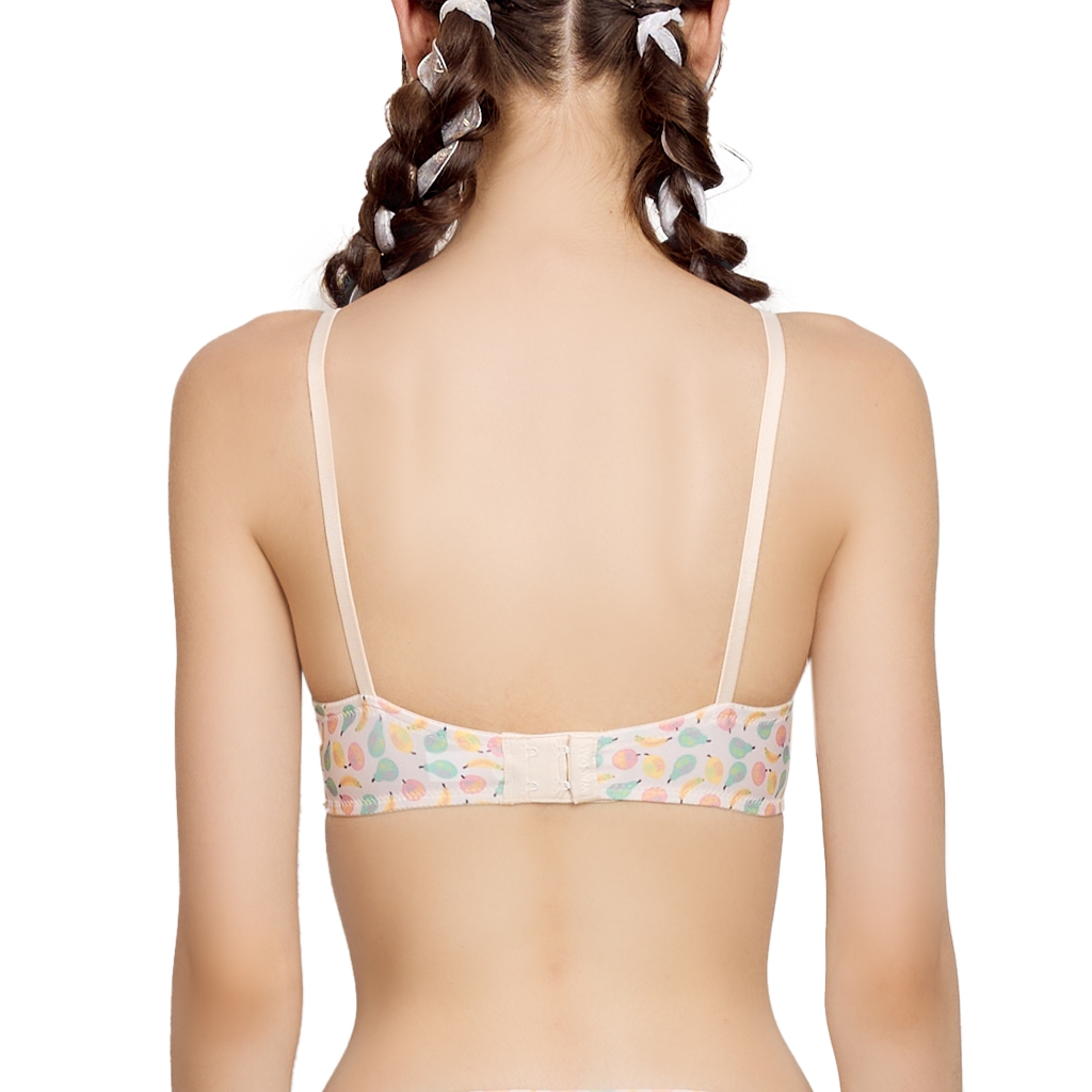 Wacoal Mood Summer Smoothie Bra บรามีโครง พิมพ์ลาย รุ่น MM1H47 สีเหลืองไข่ไก่ (CB) - รูปที่ 3